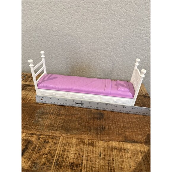 Barbie Sister Skipper Stacie Doll Sleeptime Fun Bottom Bunk Bed Only Mattel 2015 - Picture 7 of 10